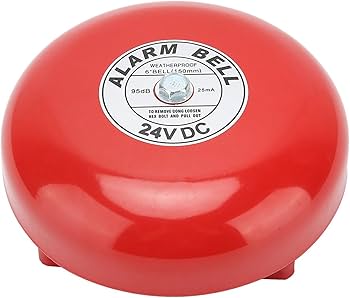 Electric Fire Alarm Bell 6 inches