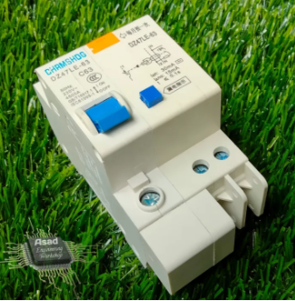 CHRMSHDG RCBO ( Residual Current Circuit Breaker With Over-Current ) DZ47LE-63 1P+N C63 230V RCCB + MCB = RCBO Leakage Protection 30mA