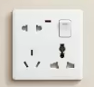 Electrical multi socket, wall sockets/multi 6 pin plug socket with switch