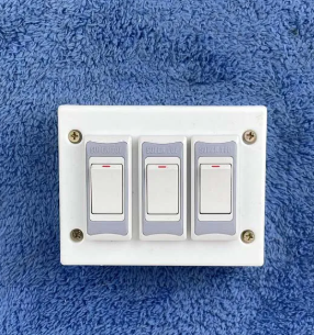 Electric 3 Switch Board with 3 Switch 5A Combo Pack
