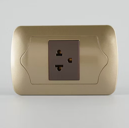 Boliva Brown Coffee Color Wall Socket