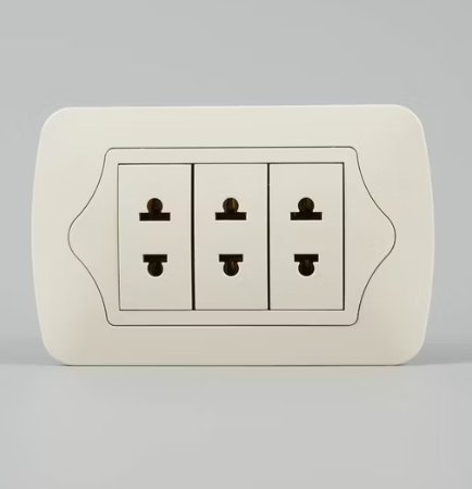 .Boliva White Color Wall Socket