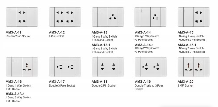 BS Brushed Wenzhou Manufacturer Electric Home Light Wall Power Electrical Switches Plug UK Socket and Switches