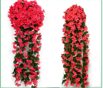 Hanging Wall Artificial Flower - Home Decoration Item - artificial flower