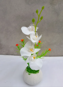 Artificial White Orchid
