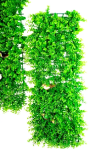 Green artificial plant of artificial Wall mate With 2 Pcs Bird Size Big 24*08 inch and Small 18*8 inch for home decoration